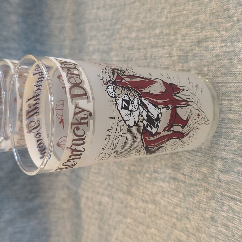 Vintage In Kentucky Derby Glasses - Picture 3 of 7